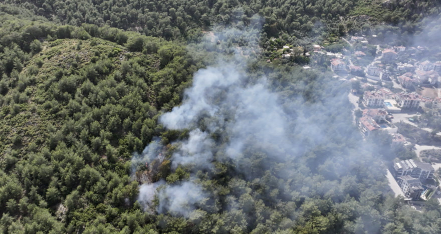 Fethiye’de Orman Yangını: Ekipler Mücadele Ediyor